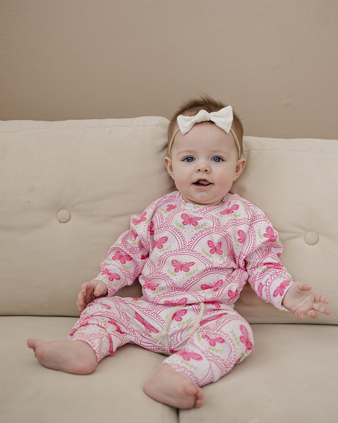 Jogger Set | Pink Butterfly