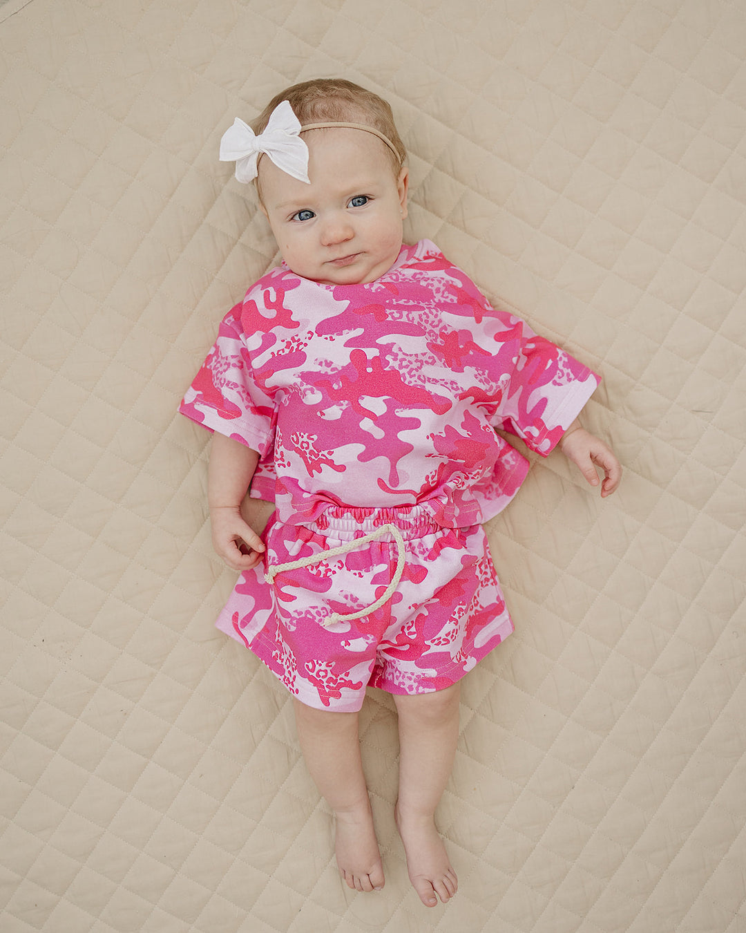 Shorts Set | Camo Leopard