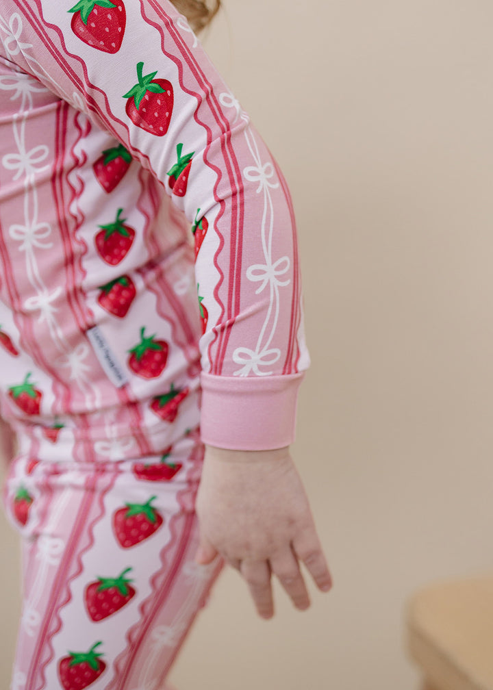 Bamboo Two Piece Set | Strawberry