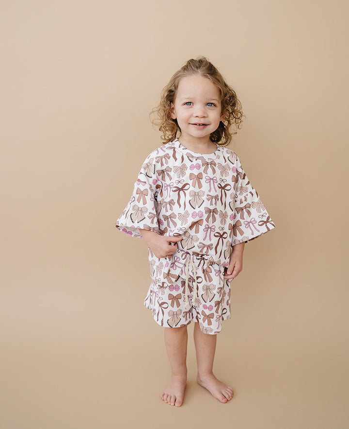 Shorts Set | Mocha Bows