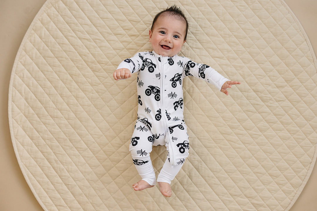 Bamboo Zip Romper | Monster Blaze