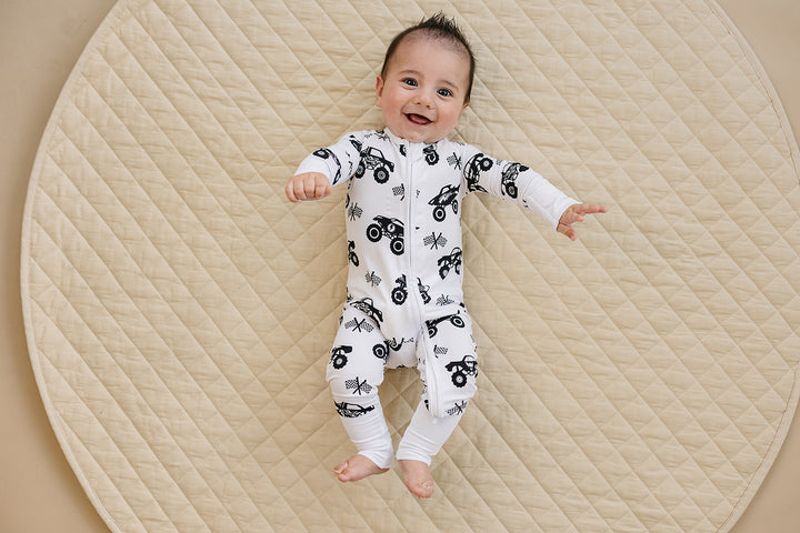 Bamboo Zip Romper | Monster Blaze