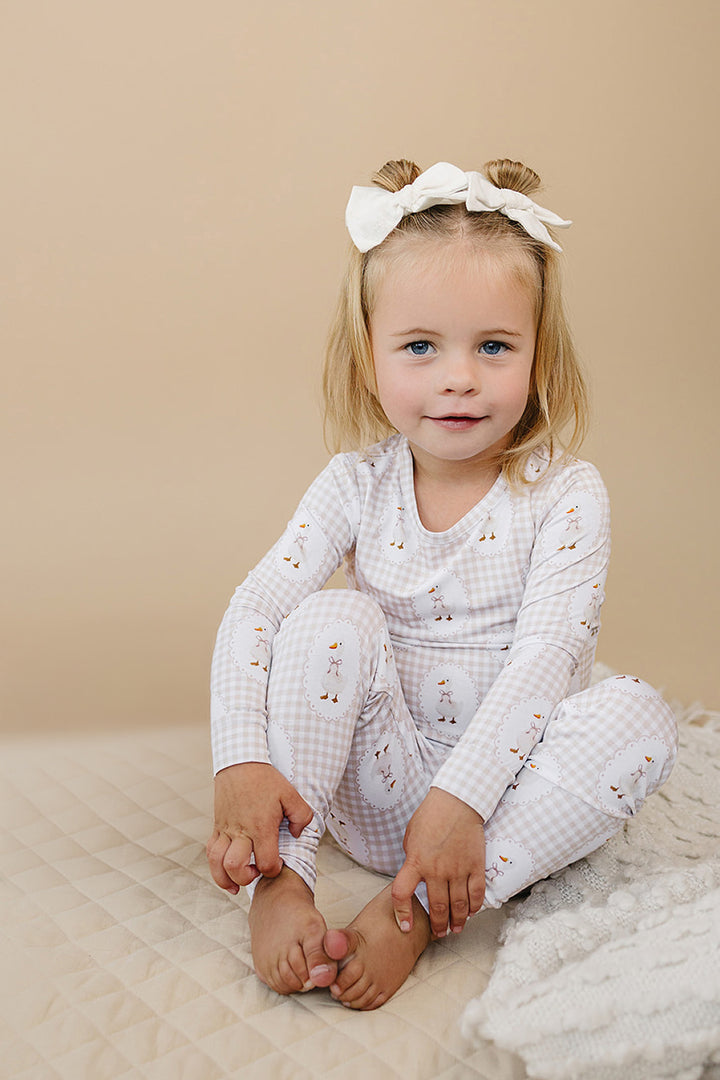 Bamboo Two Piece Set | Gingham & Goose