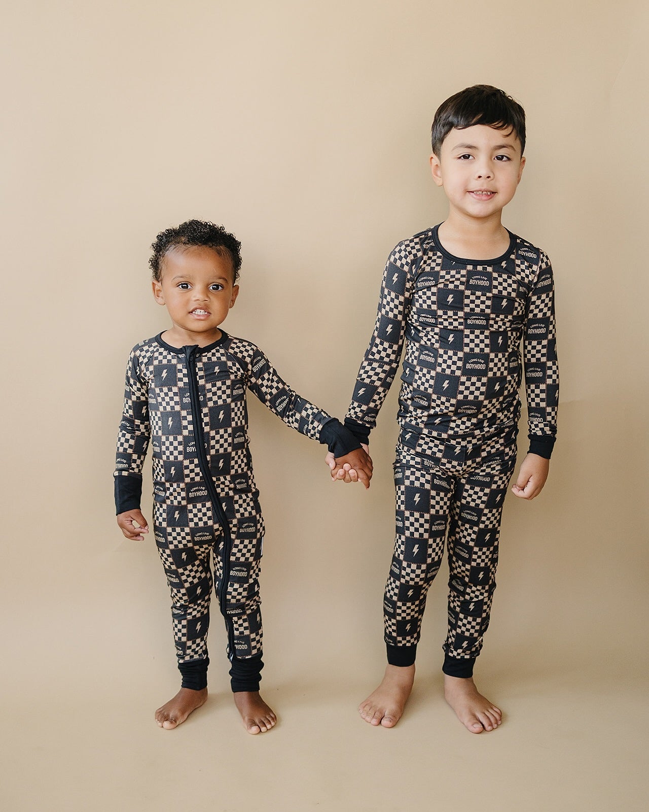 Long Live Boyhood Bamboo Zip Romper | Lucky Panda Kids – LUCKY