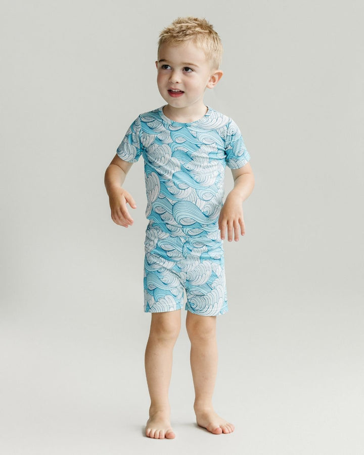 Bamboo Shorts Set | Delmar - Shorts Set - LUCKY PANDA KIDS