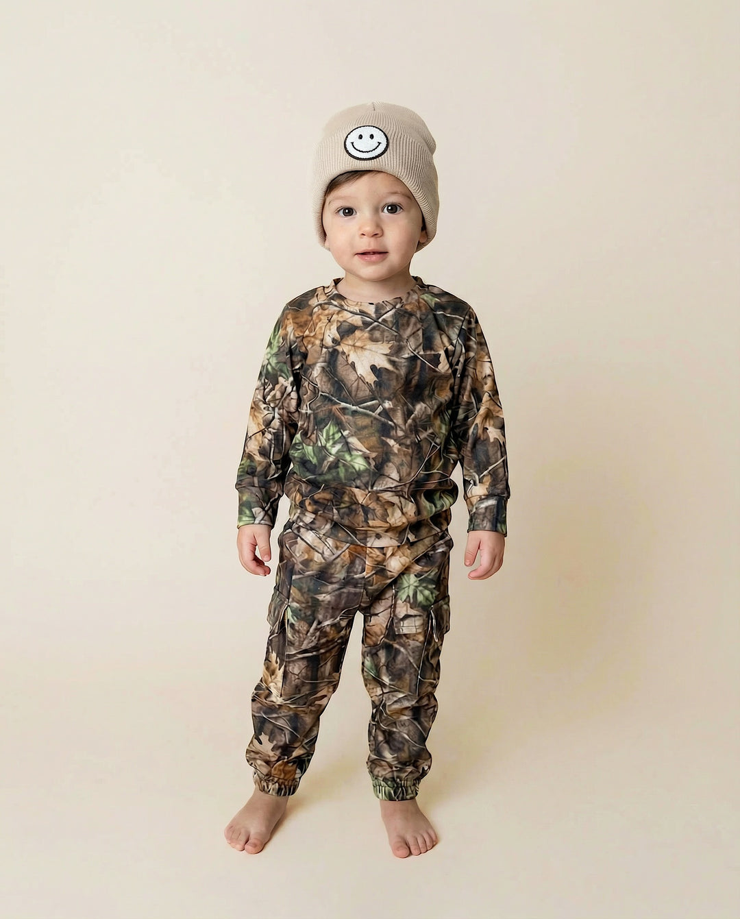 Cargo Jogger Set | Brown Camo