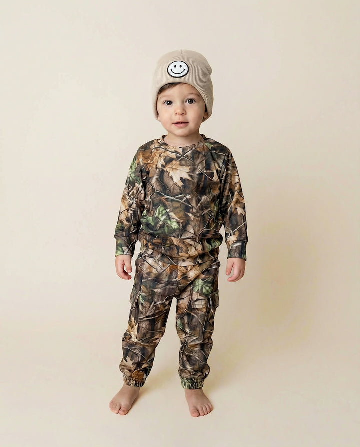 Cargo Jogger Set | Brown Camo