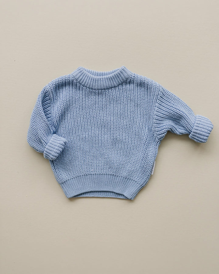 Chunky Knit Sweater | Blue