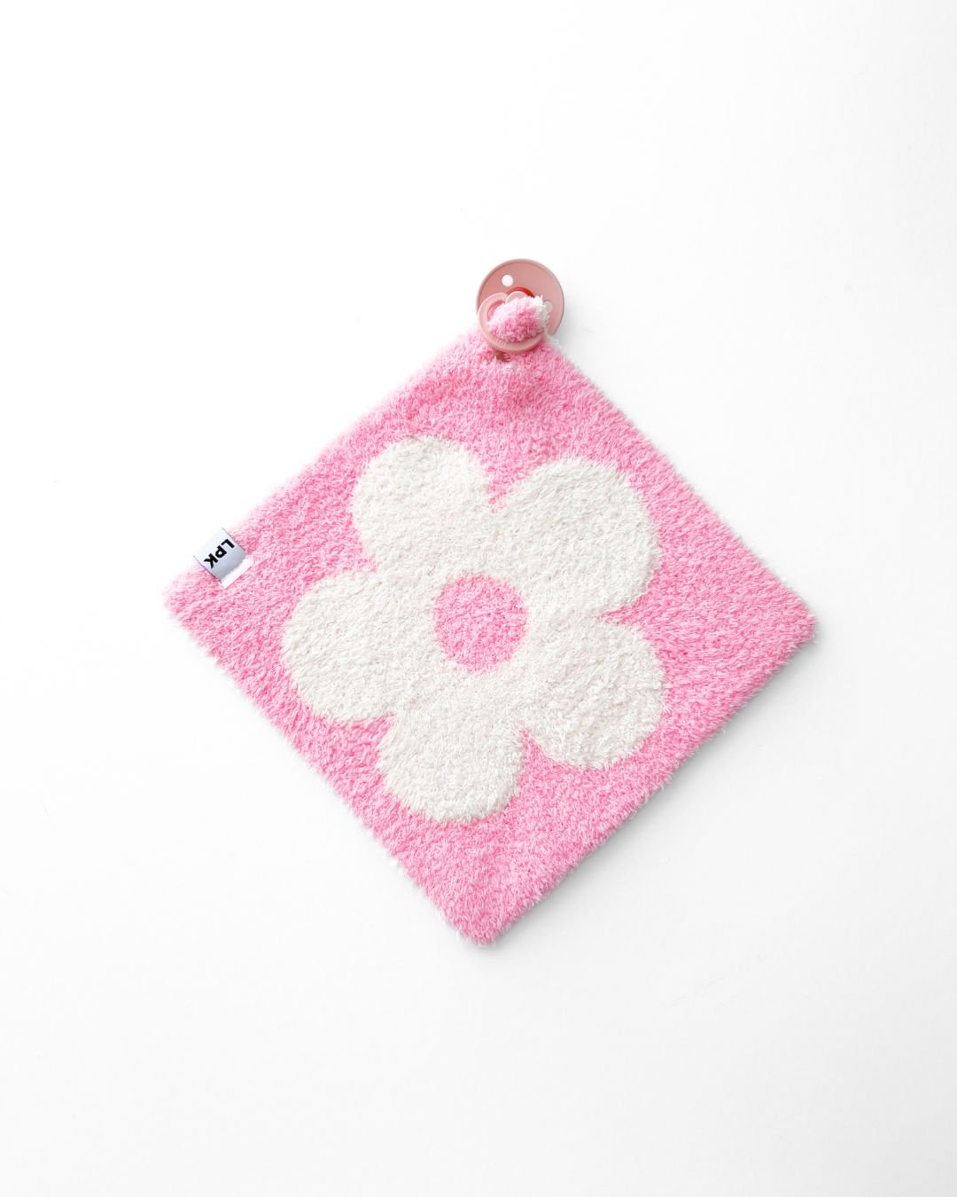 Daisy Plush Lovey | Pink - Plush Blanket - LUCKY PANDA KIDS