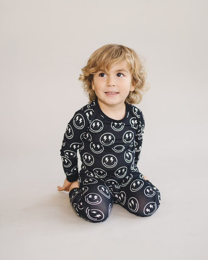 Bamboo Two Piece Set | Electric Smiley