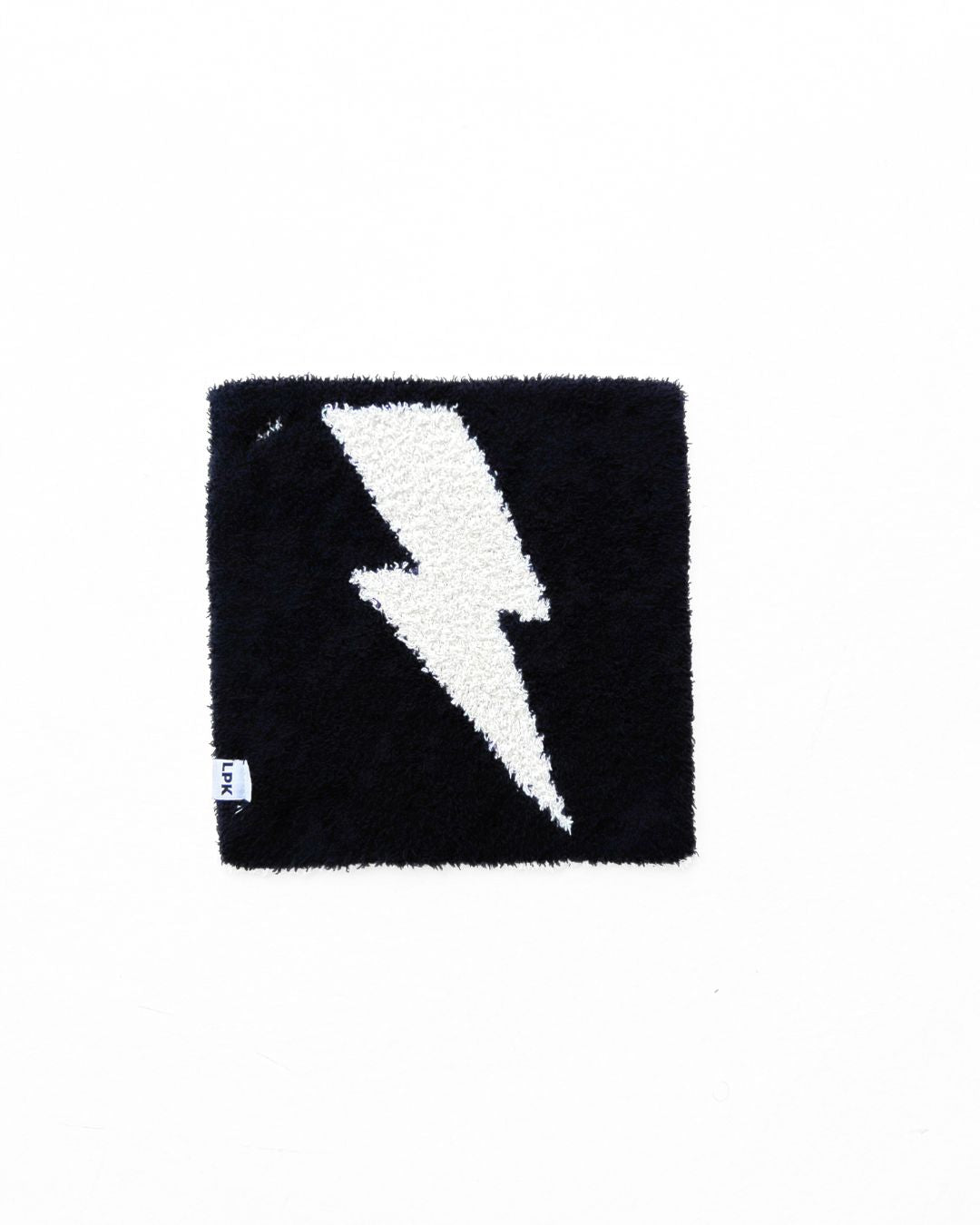 Lightning Bolt Plush Lovey | Black - Plush Blanket - LUCKY PANDA KIDS