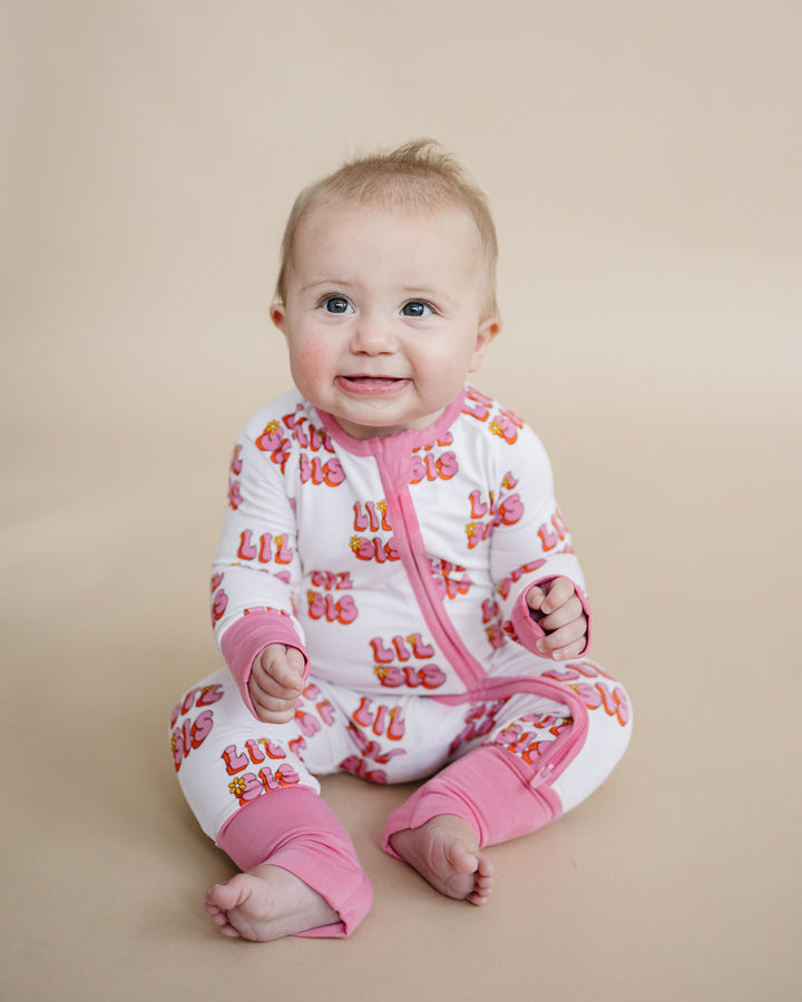 Bamboo Zip Romper | Lil Sis