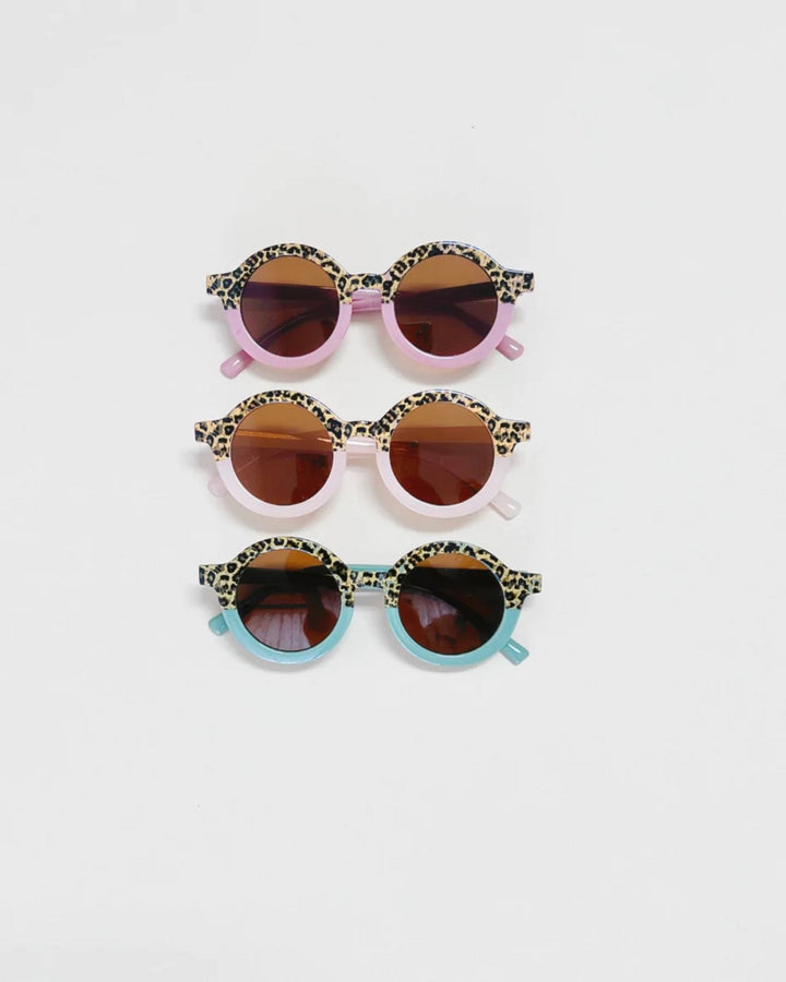 Round Sunglasses | Blue - Sunglasses - LUCKY PANDA KIDS