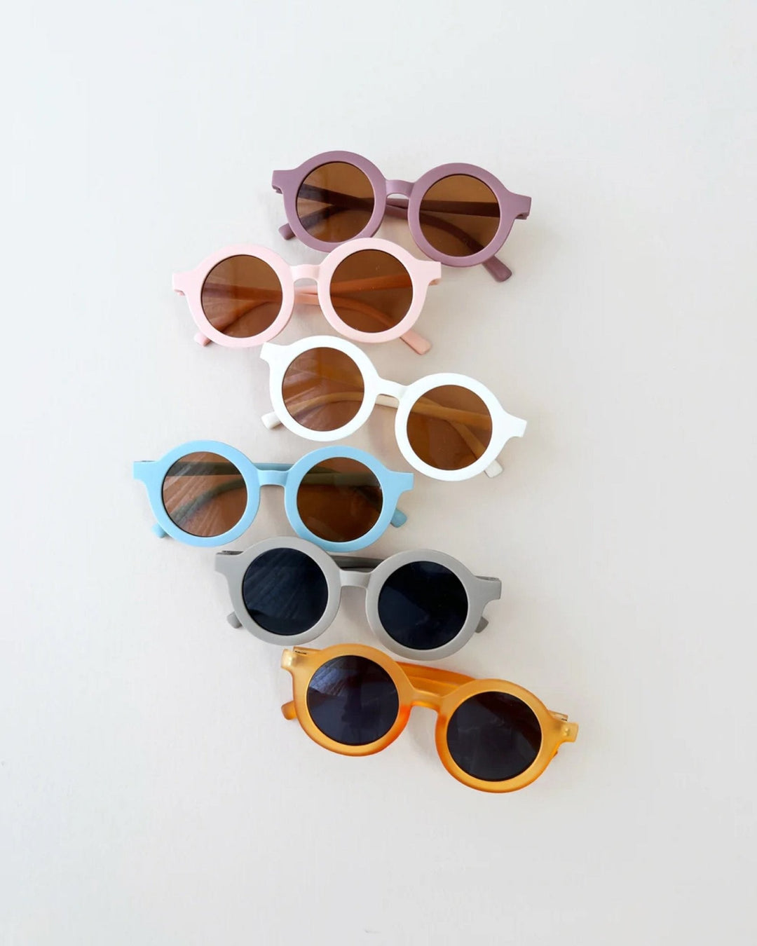 Round Sunglasses | Blue - Sunglasses - LUCKY PANDA KIDS
