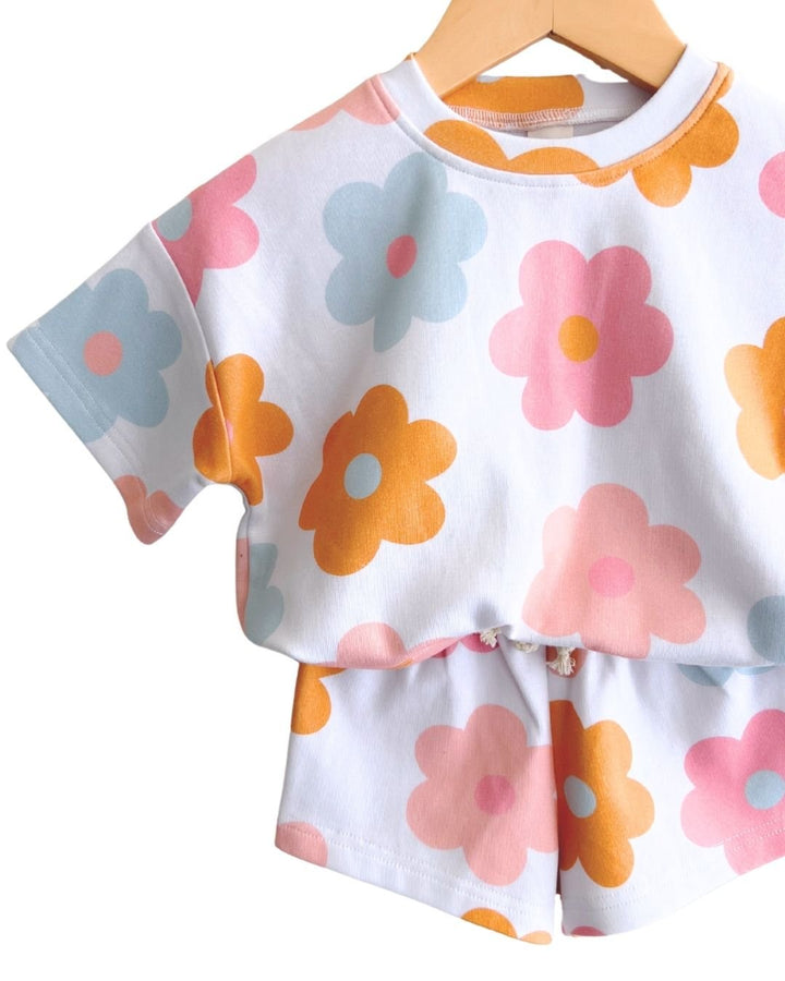 Shorts Set | Daisy Pop - Shorts Set - LUCKY PANDA KIDS