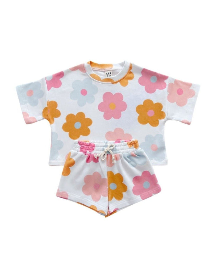 Shorts Set | Daisy Pop - Shorts Set - LUCKY PANDA KIDS