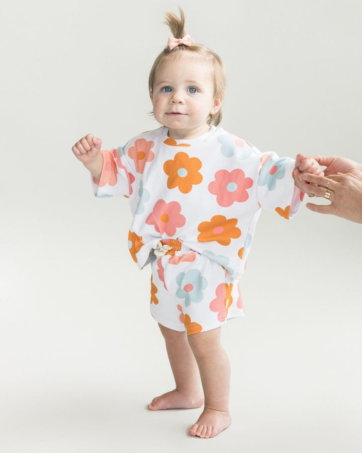 Shorts Set | Daisy Pop - Shorts Set - LUCKY PANDA KIDS