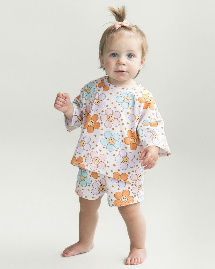 Shorts Set | Ditzy Daisy - Shorts Set - LUCKY PANDA KIDS