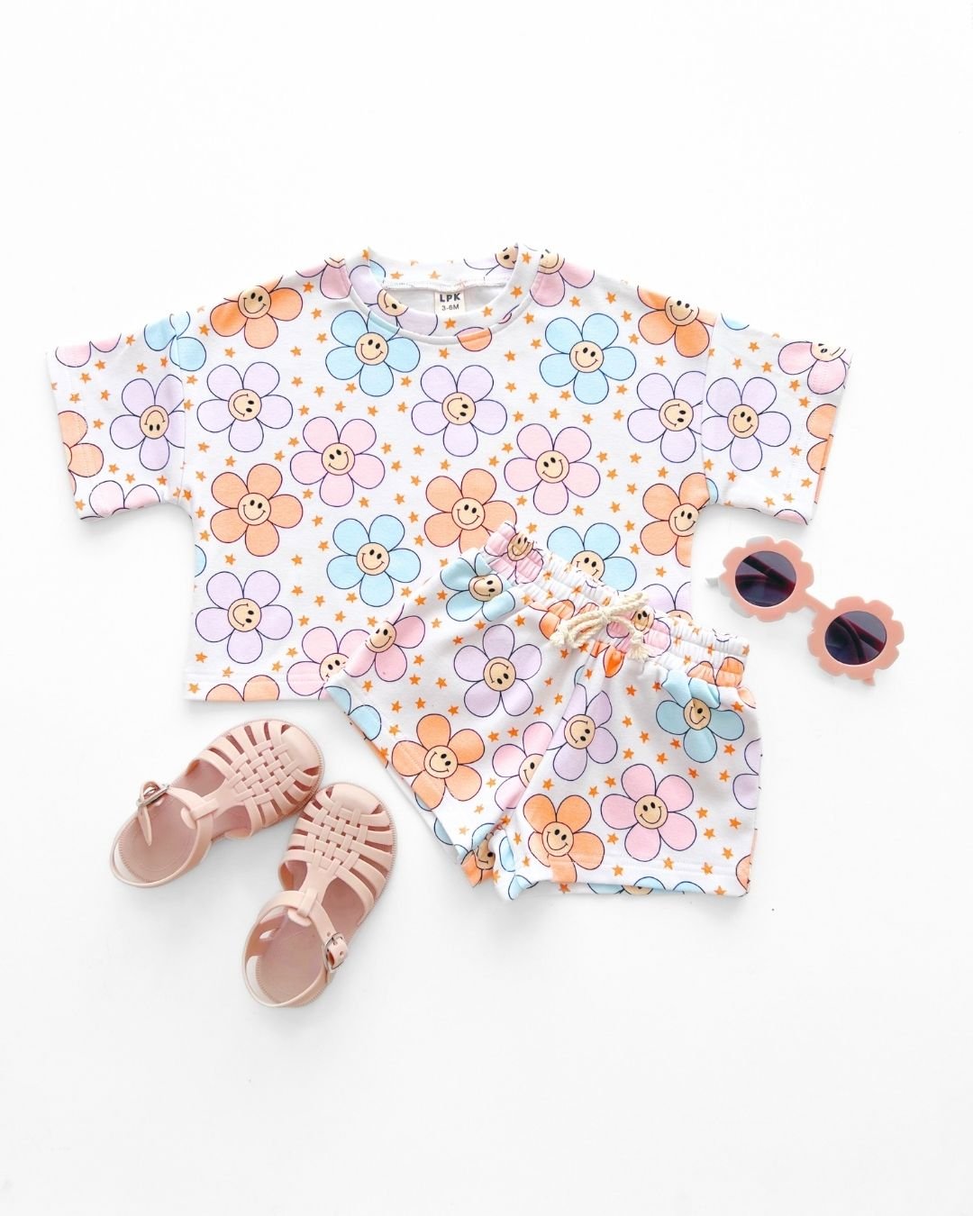 Shorts Set | Ditzy Daisy - Shorts Set - LUCKY PANDA KIDS