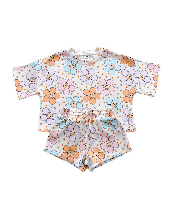 Shorts Set | Ditzy Daisy - Shorts Set - LUCKY PANDA KIDS