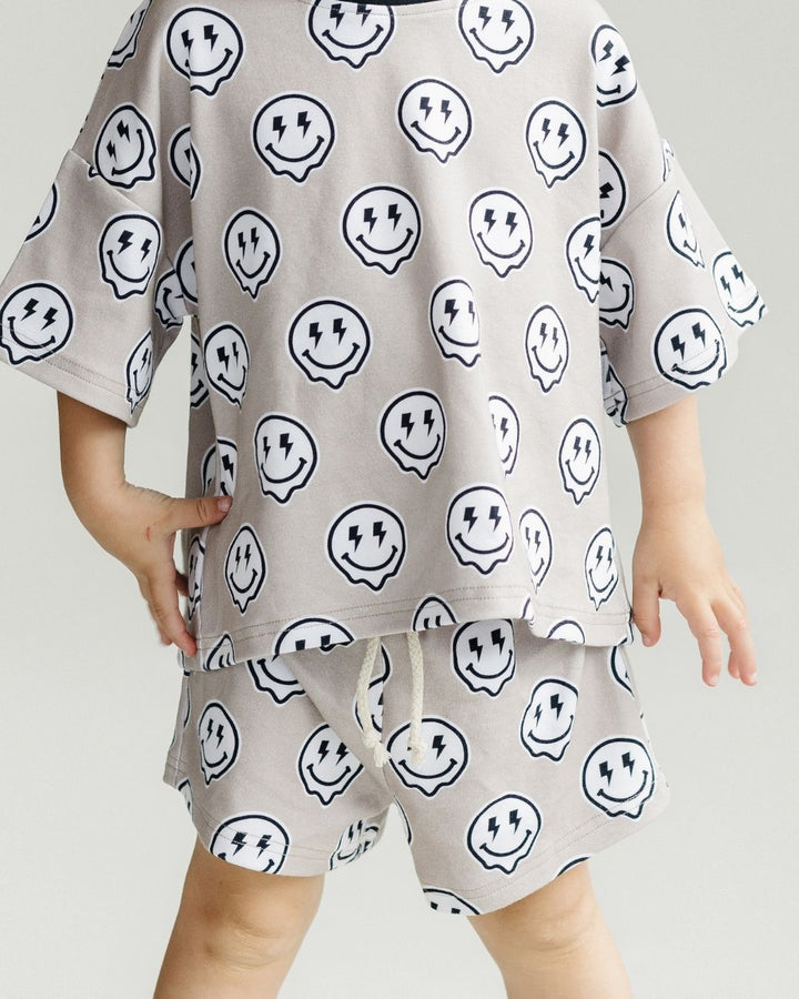 Shorts Set | Electric Drippy - Shorts Set - LUCKY PANDA KIDS