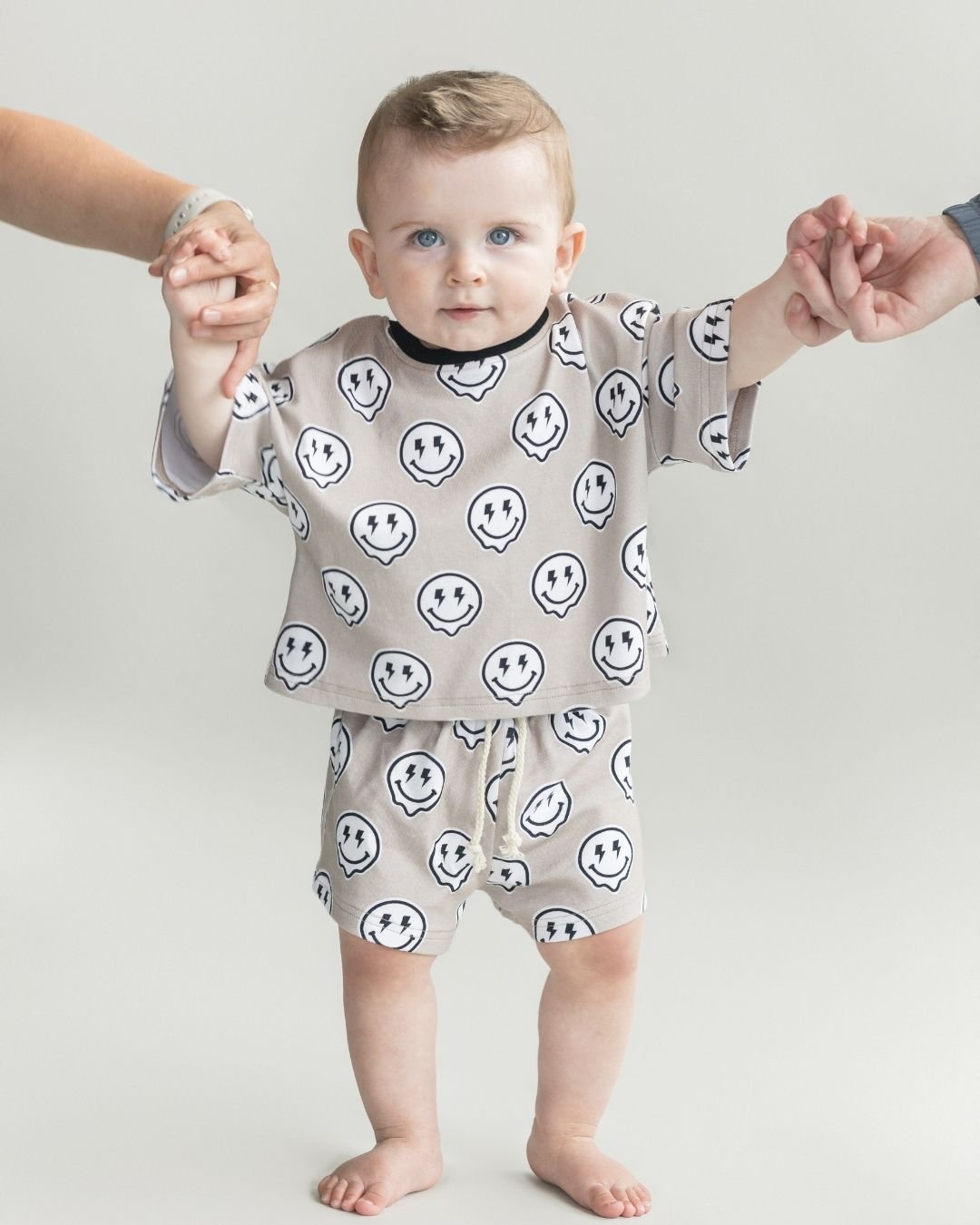 Shorts Set | Electric Drippy - Shorts Set - LUCKY PANDA KIDS