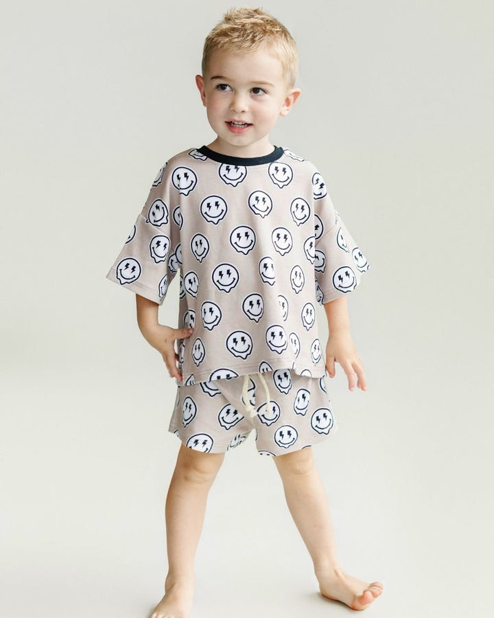 Shorts Set | Electric Drippy - Shorts Set - LUCKY PANDA KIDS