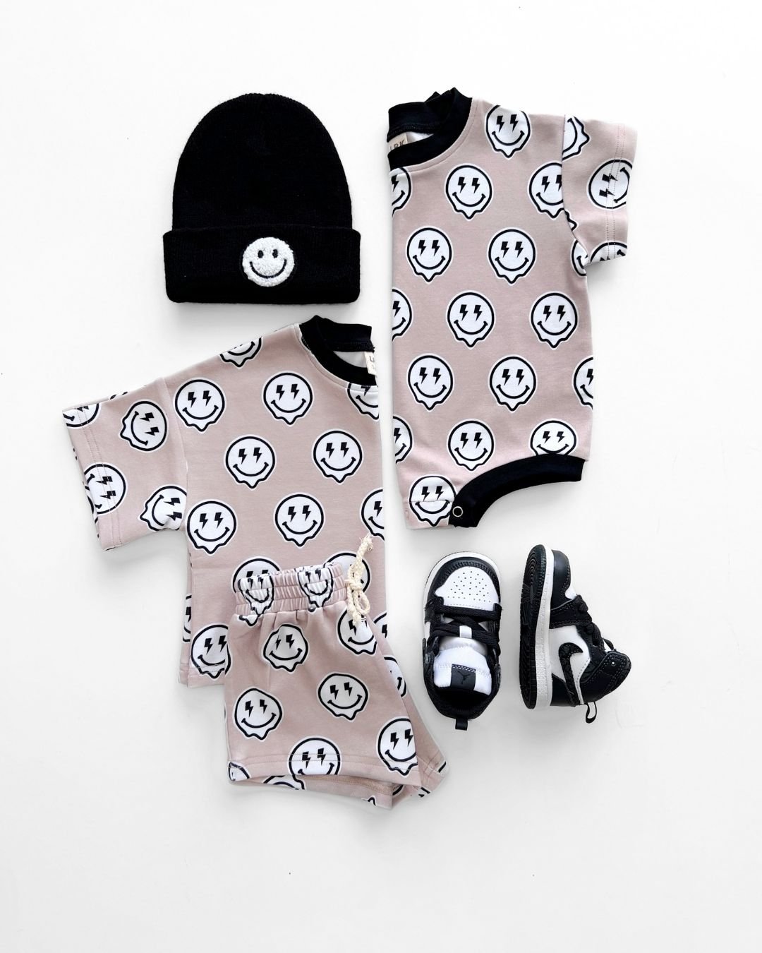 Shorts Set | Electric Drippy - Shorts Set - LUCKY PANDA KIDS