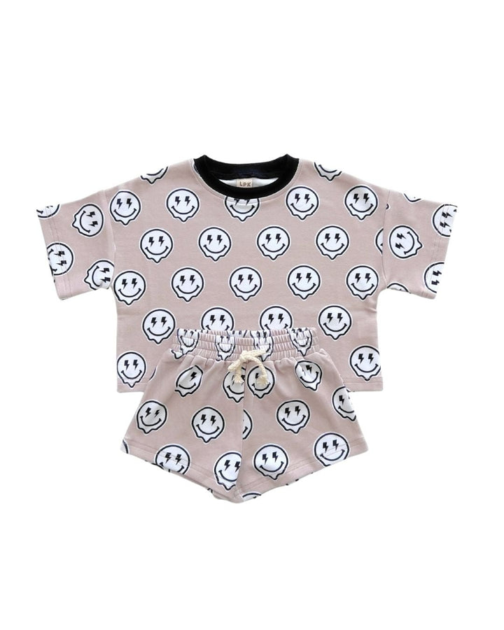 Shorts Set | Electric Drippy - Shorts Set - LUCKY PANDA KIDS