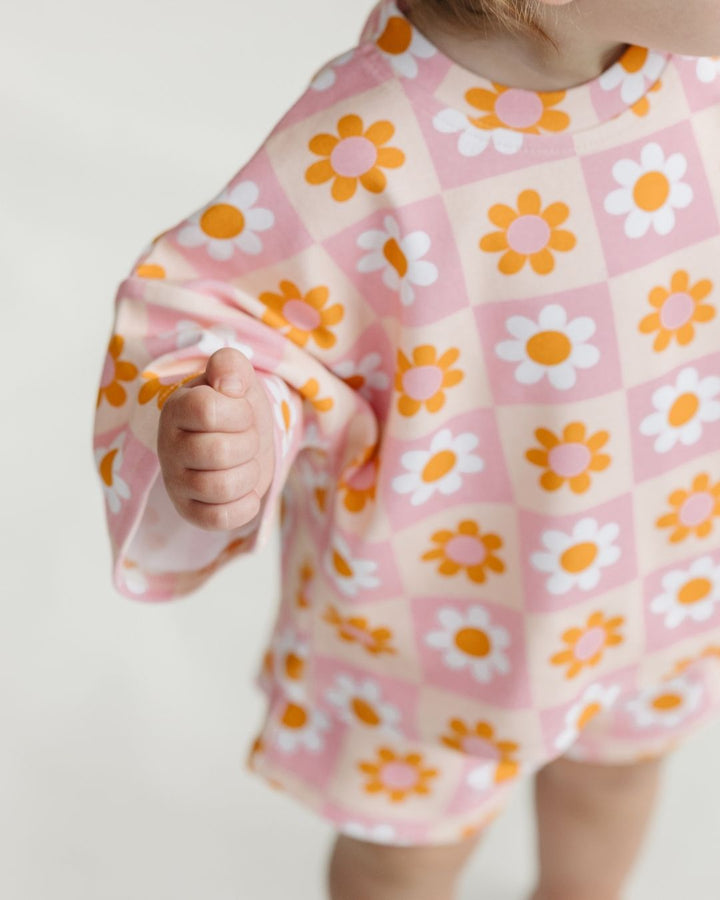 Shorts Set | Retro Daisy - Shorts Set - LUCKY PANDA KIDS