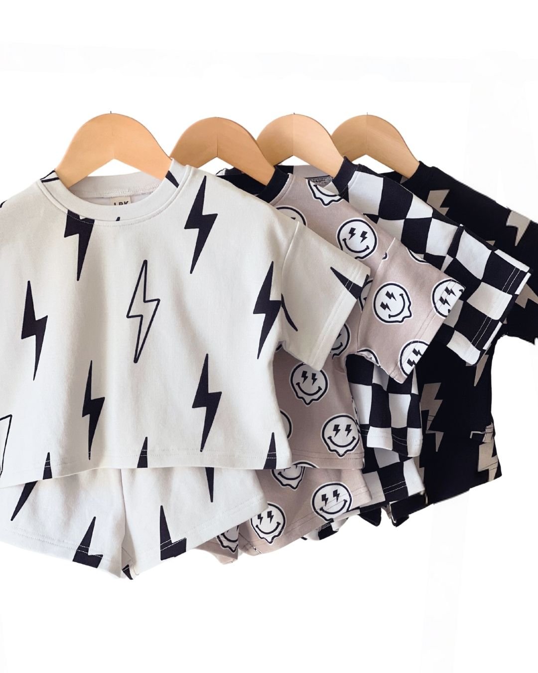 Shorts Set | Sand Bolts - Shorts Set - LUCKY PANDA KIDS