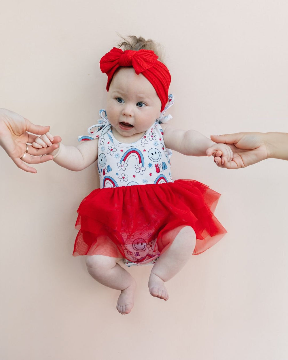 Tutu Romper | Little Miss USA - Romper - LUCKY PANDA KIDS