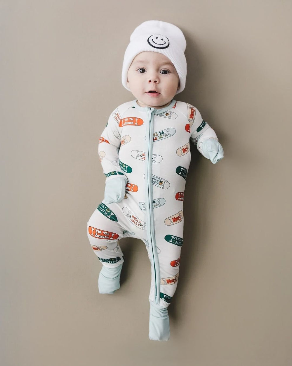Bamboo Zip Romper | Skateboard - Romper - LUCKY PANDA KIDS