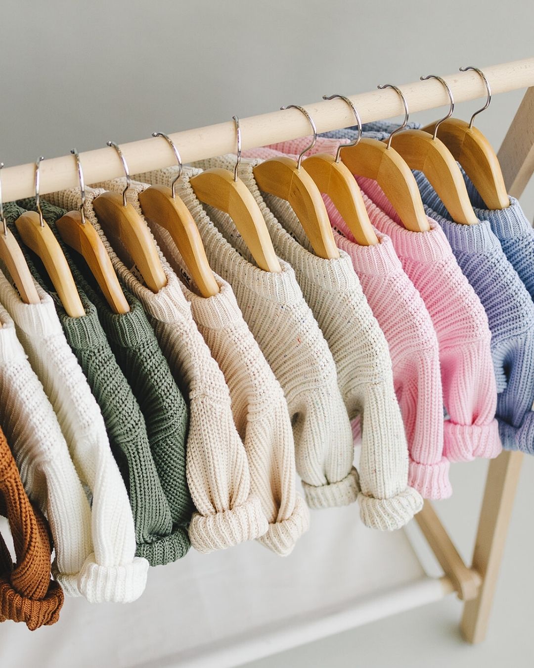 Chunky Knit Sweater | Green - Sweater - LUCKY PANDA KIDS