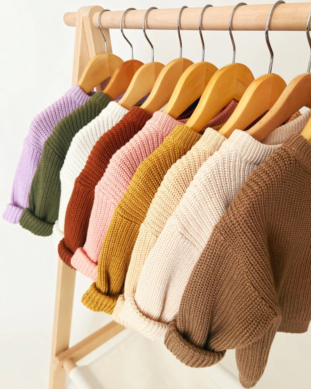 Chunky Oversize Sweater, Mustard - sweaters - LUCKY PANDA KIDS