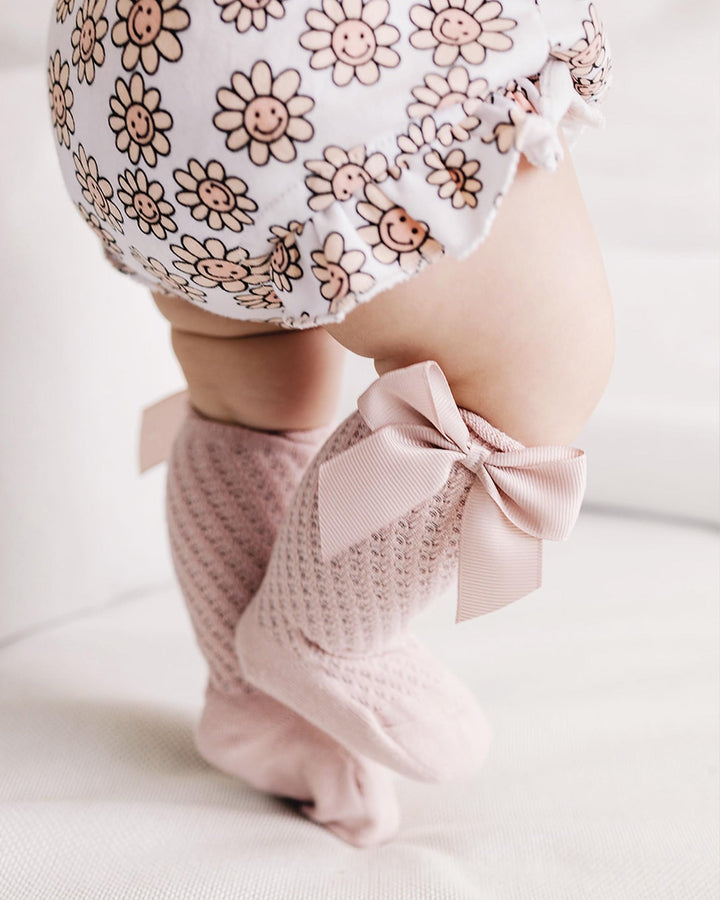 Cotton Lace Socks | Pink - Socks - LUCKY PANDA KIDS