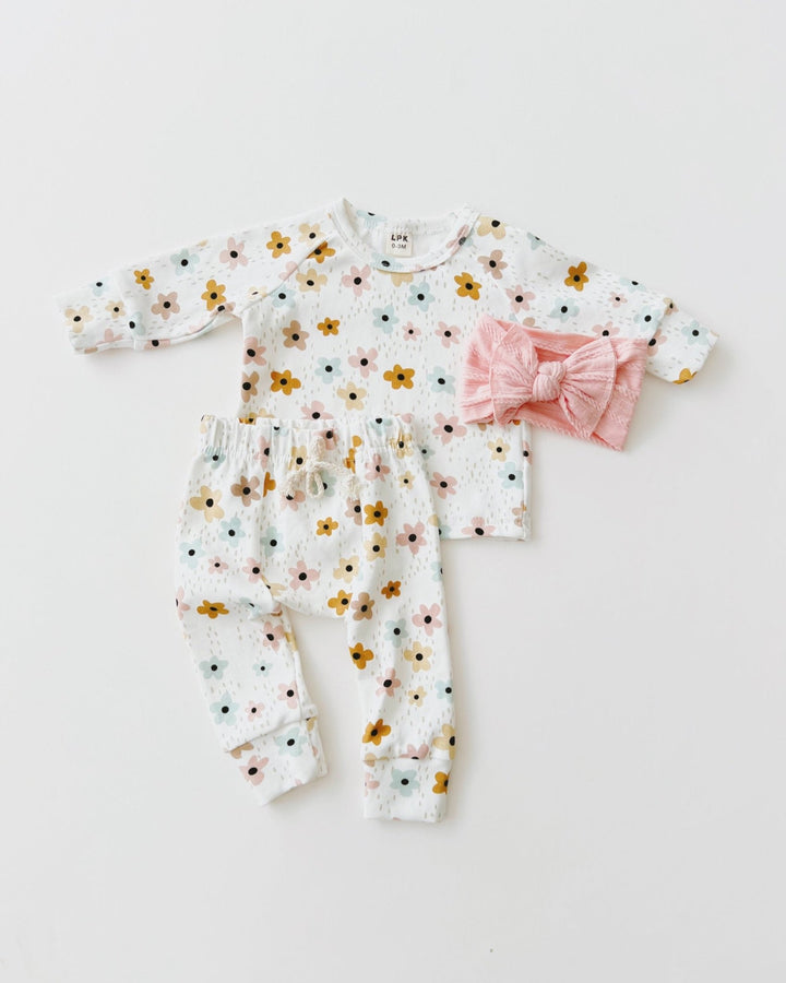 Floral Lounge Set - outfit - LUCKY PANDA KIDS
