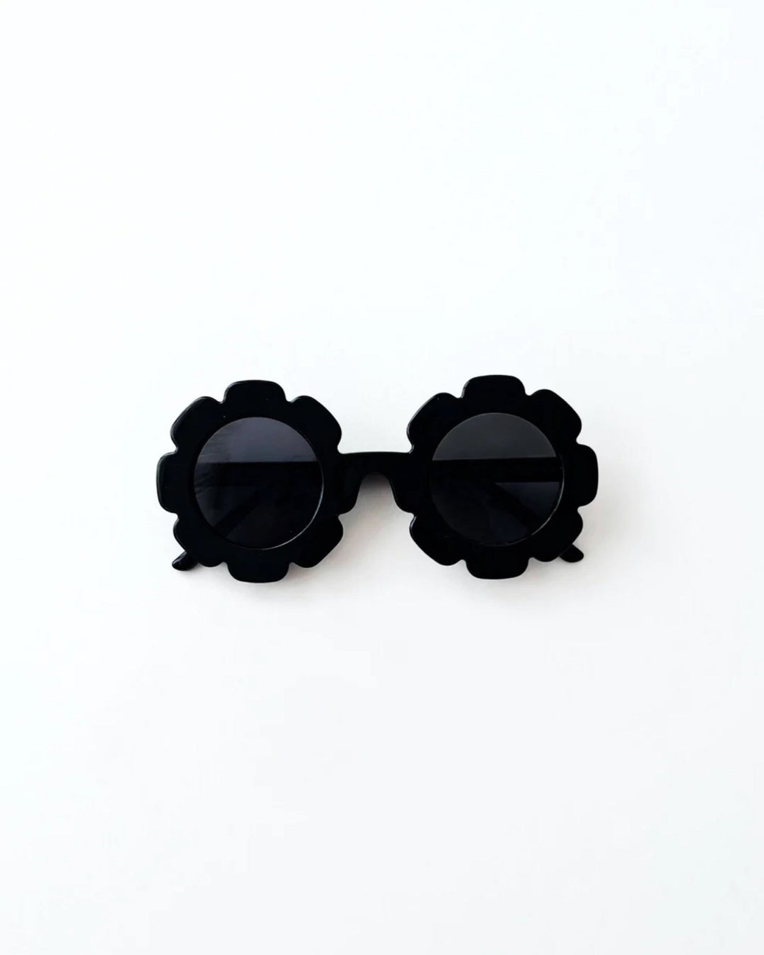 Flower Sunglasses, Black - Baby & Toddler Clothing Accessories - LUCKY PANDA KIDS