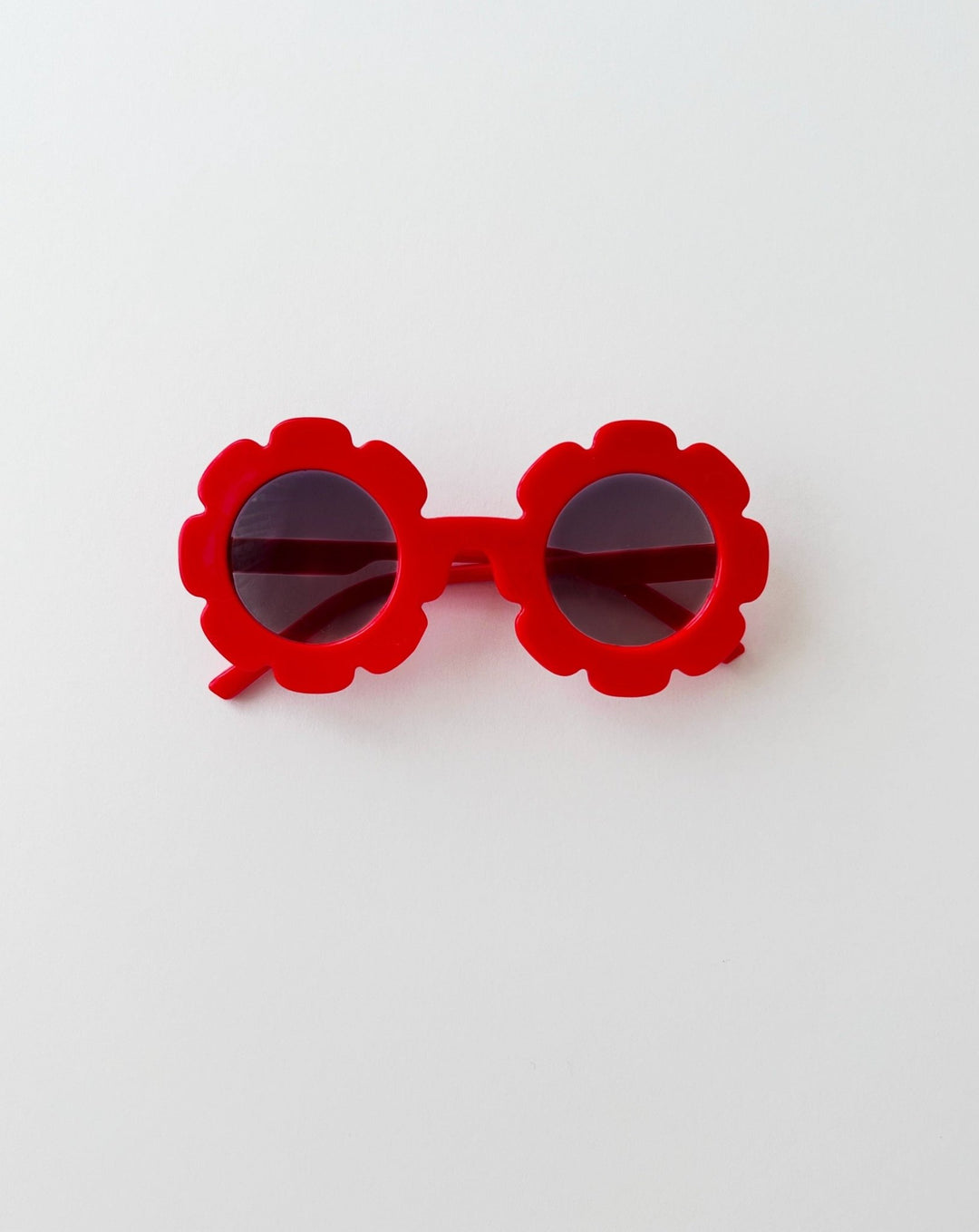 Flower Sunglasses, Red - Baby & Toddler Clothing Accessories - LUCKY PANDA KIDS