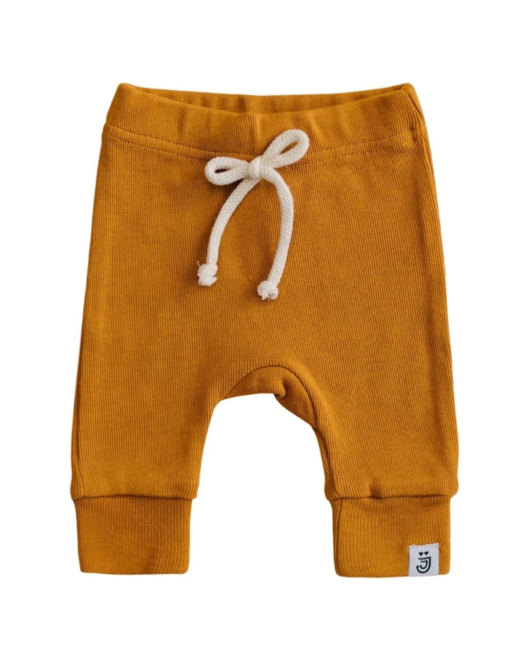 Organic Joggers, Cinnamon - Baby & Toddler Clothing - LUCKY PANDA KIDS
