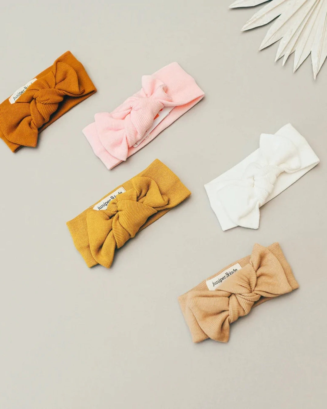 Organic Knot Bow, Mustard - Baby & Toddler Clothing Accessories - LUCKY PANDA KIDS