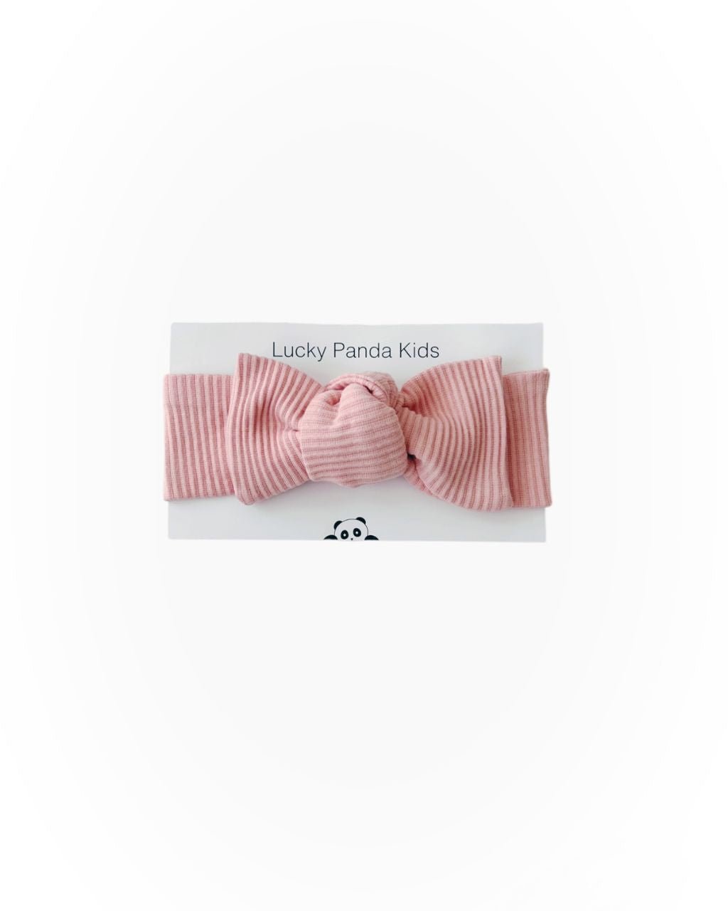 Ribbed Headband | Pink - Headband - LUCKY PANDA KIDS