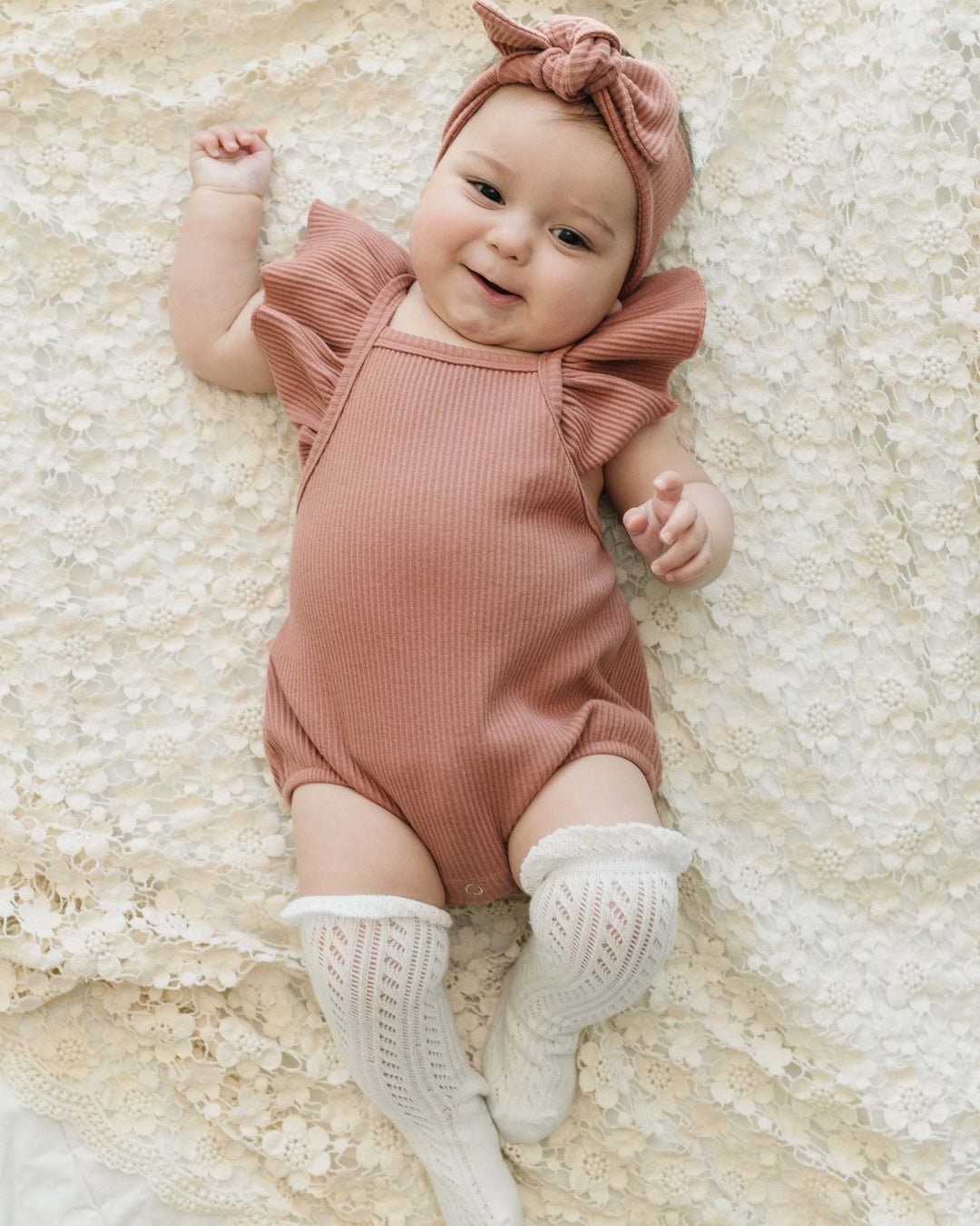 Ruffle Top Knee High Socks - Baby & Toddler Clothing - LUCKY PANDA KIDS