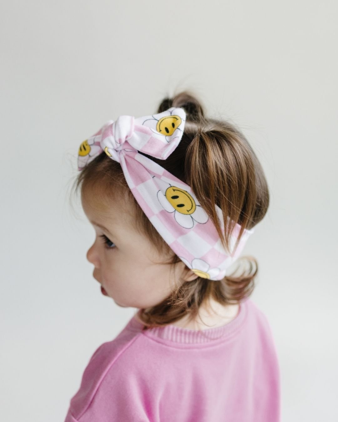 Smiley Daisy Headband - Headband - LUCKY PANDA KIDS